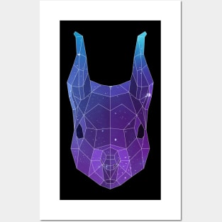 Galaxy Squirrel Posters and Art